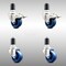 Service Caster 3 Inch 316SS Solid Poly Swivel 1-5/8 Inch Expanding Stem Caster Lock Brake, 2PK SCC-SS316TTLEX20S314-SPUS-2-S-2-158 - alternate 1